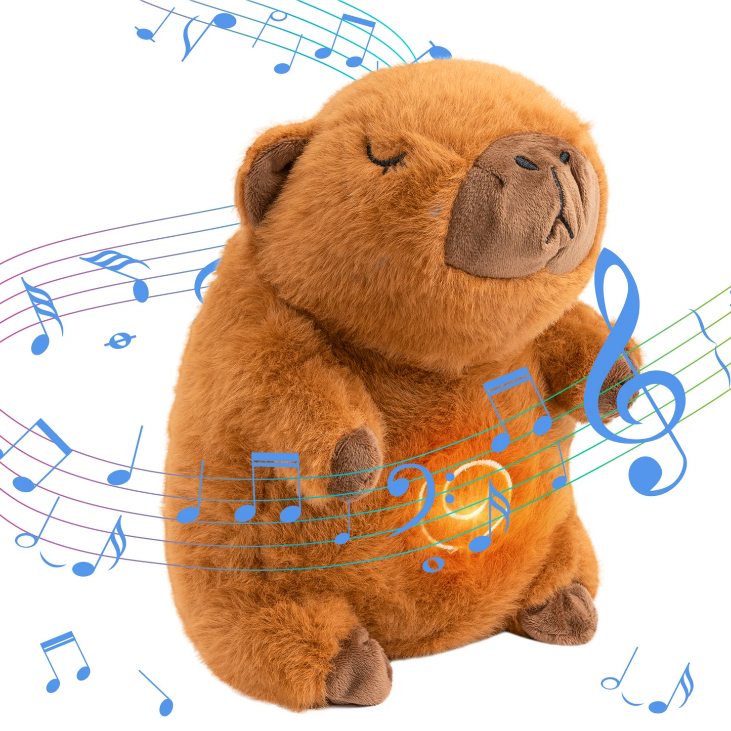 Capibara peluche que respira